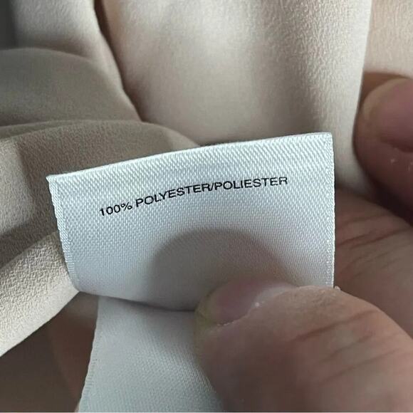 NWOT Nine West Blush Pink Loose Fitting V-Neck Blouse Tank Size S - Picture 6 of 7